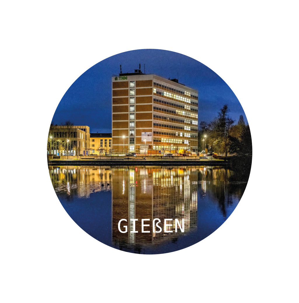 Gießen-Magnet "THM rund"