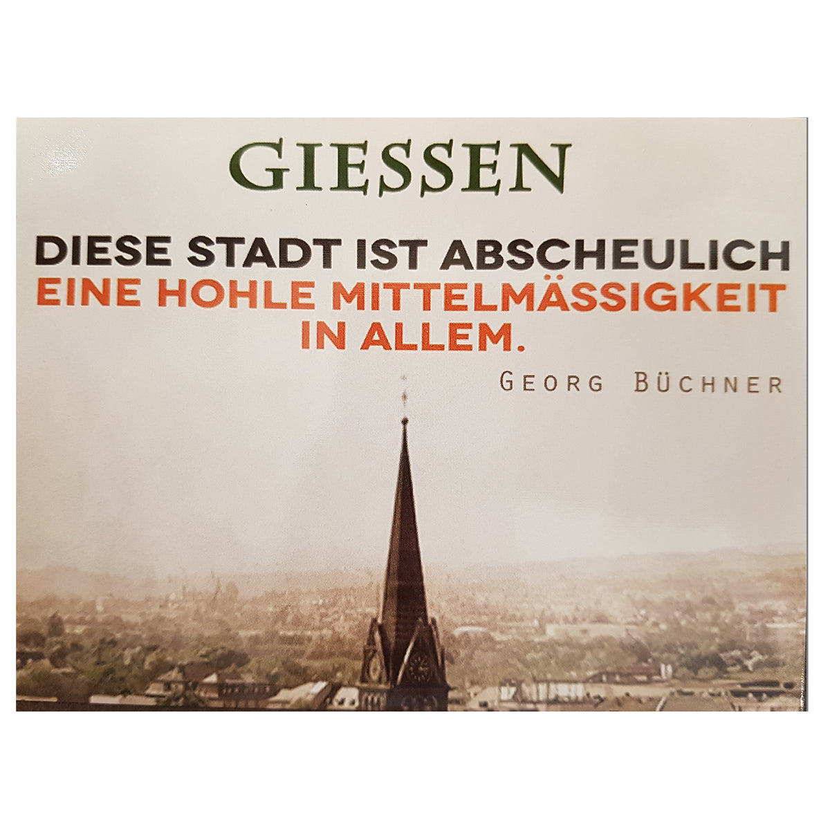 Postkarte &quot;Georg Büchner&quot;