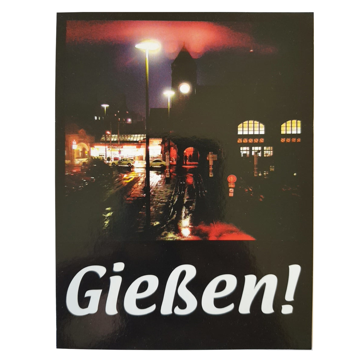 Postkarte &quot;Bahnhof&quot;