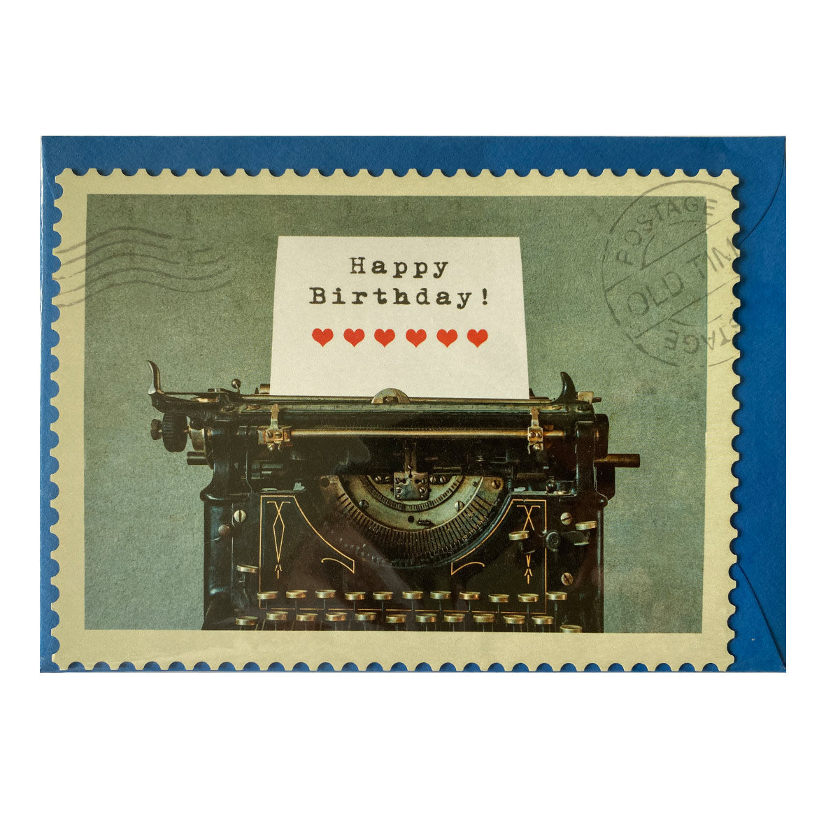 Karte mit Umschlag "Birthday" Punkt & Strich