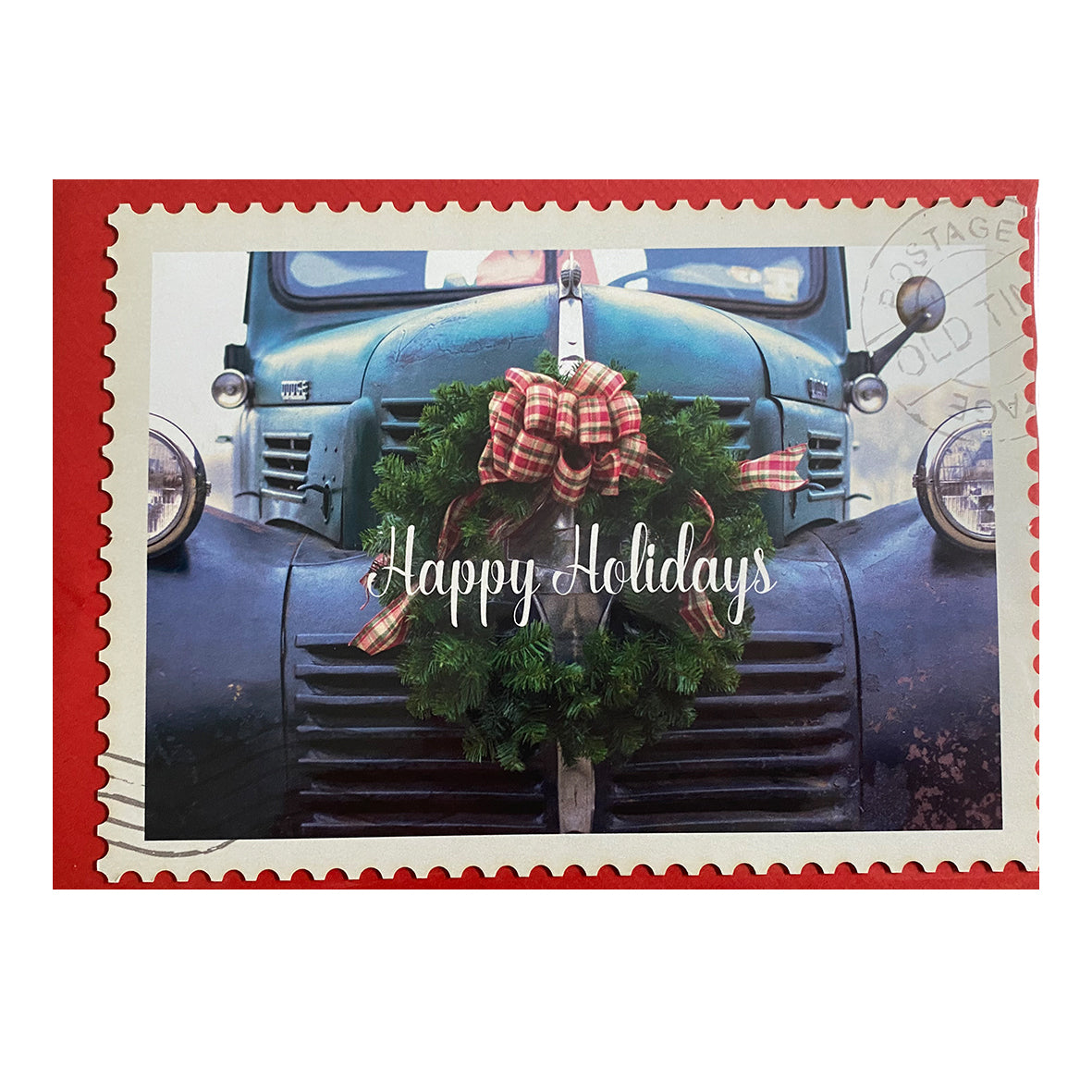 Karte mit Umschlag &quot;Happy Holidays&quot;
