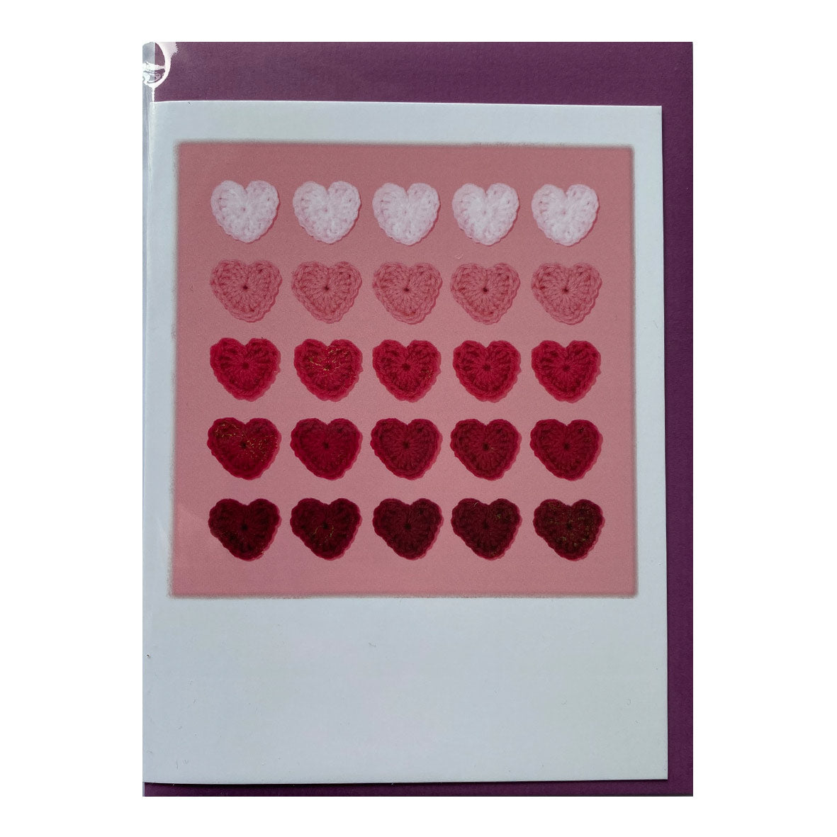 Klappkarte mit Umschlag &quot;Hearts&quot;