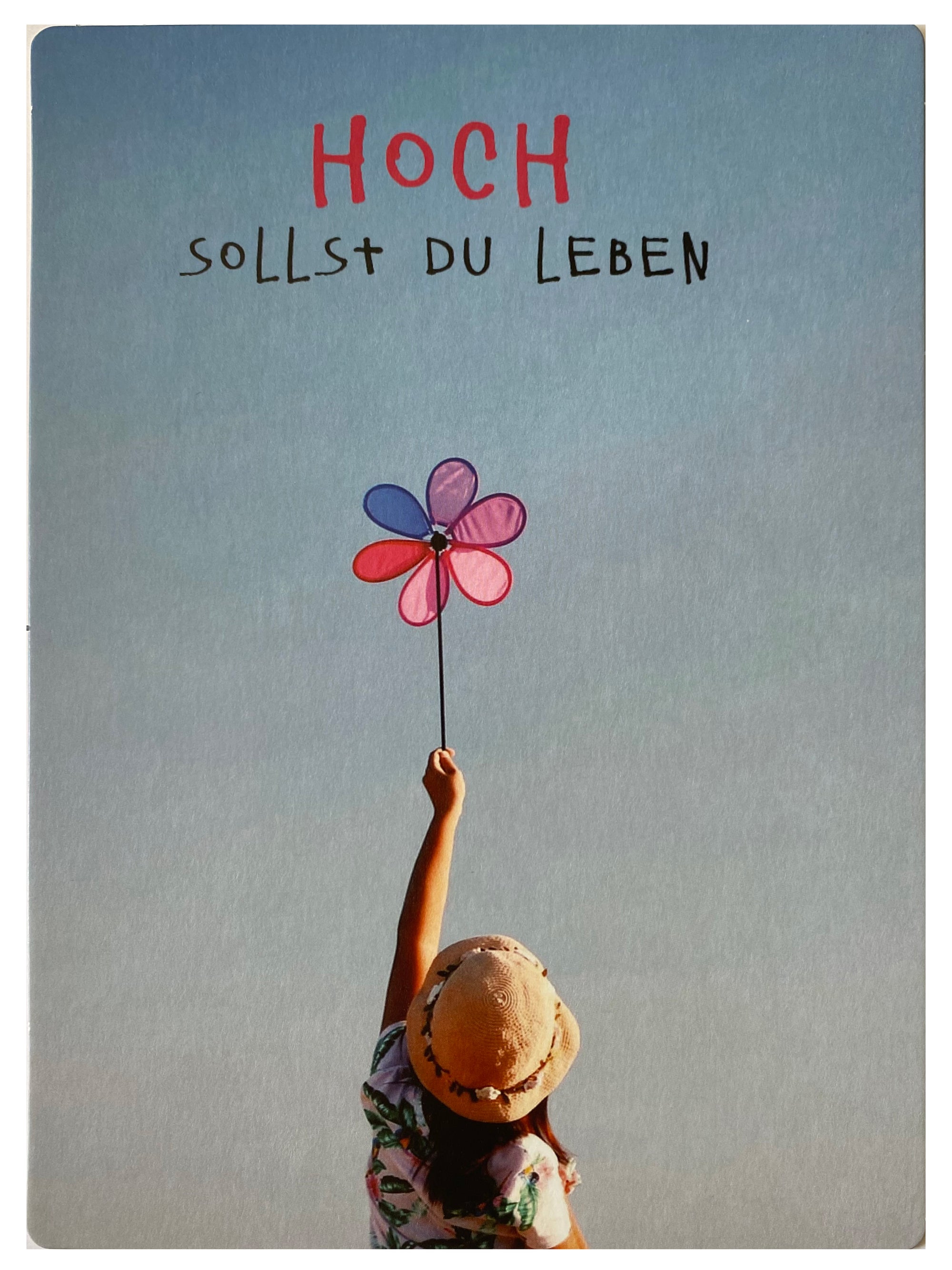XXL-Aufstellkarte "Hoch sollst du leben" Punkt & Strich