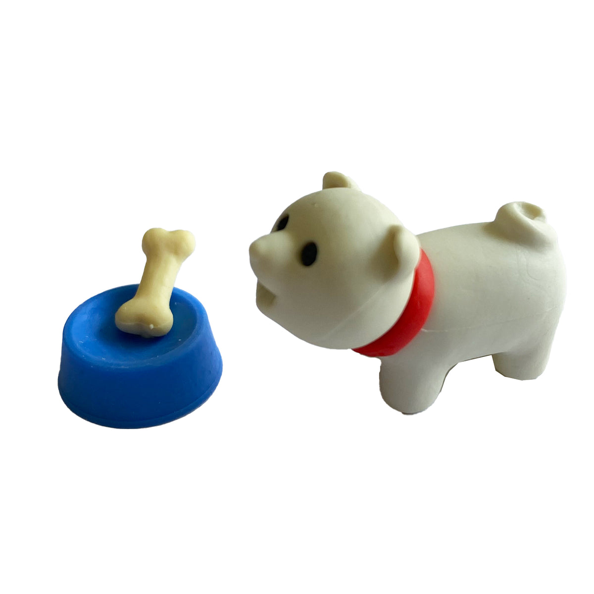 Radiergummi Hund mit Knochen