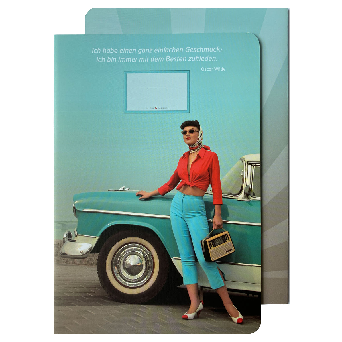 Journal in DIN A5, Motiv &quot;50th Cadillac&quot;