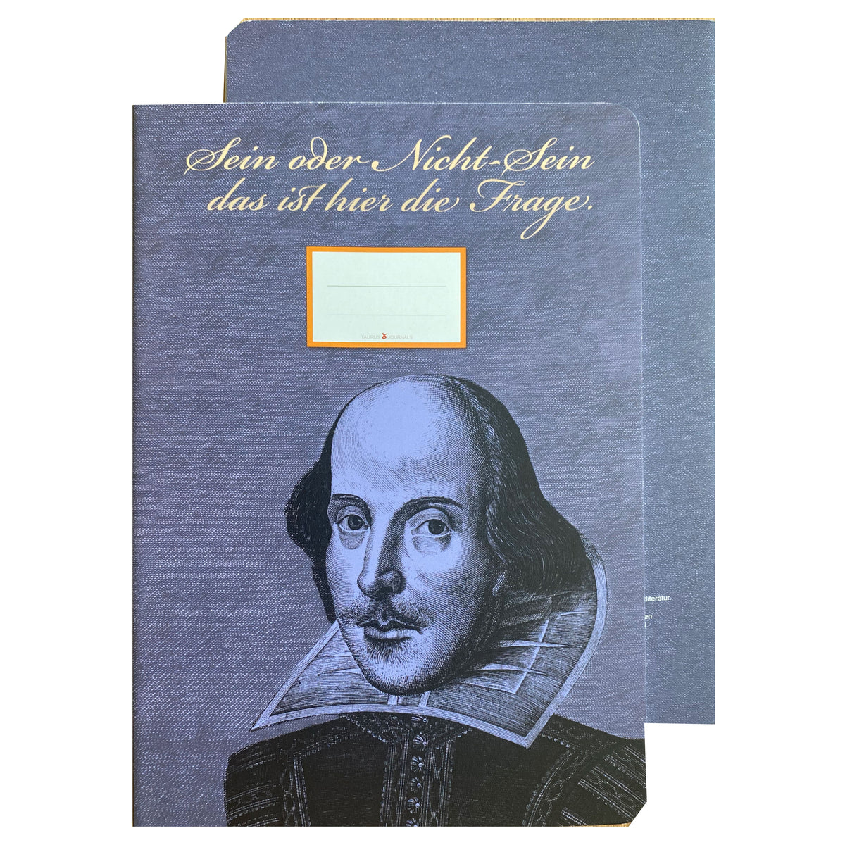 Journal in DIN A5, Motiv &quot;Shakespeare&quot;