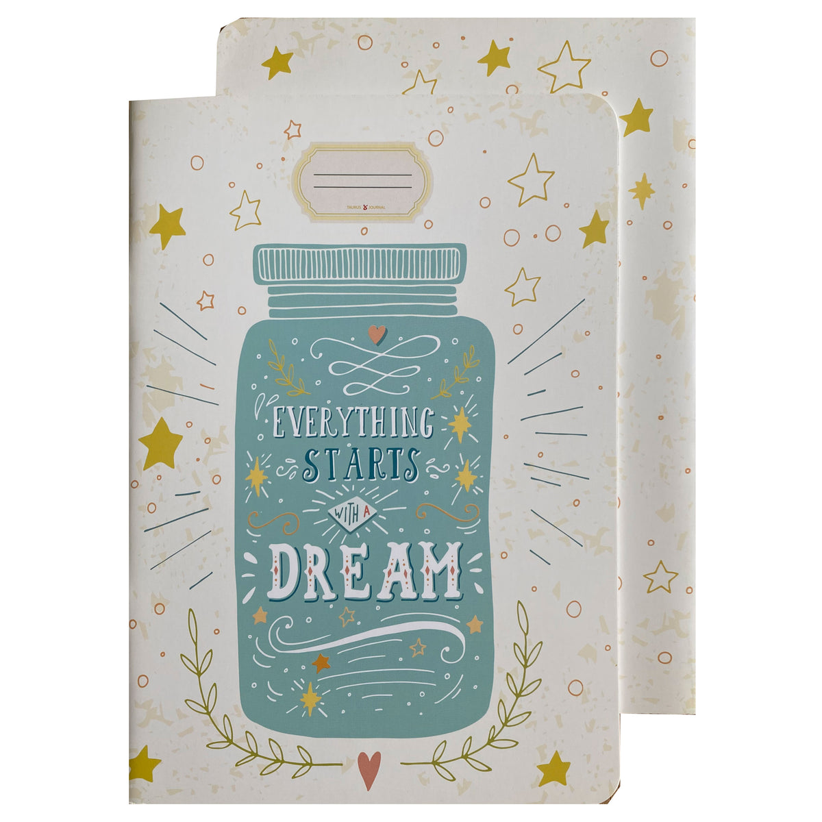 Journal in DIN A5, Motiv &quot;Everything starts with a dream&quot;