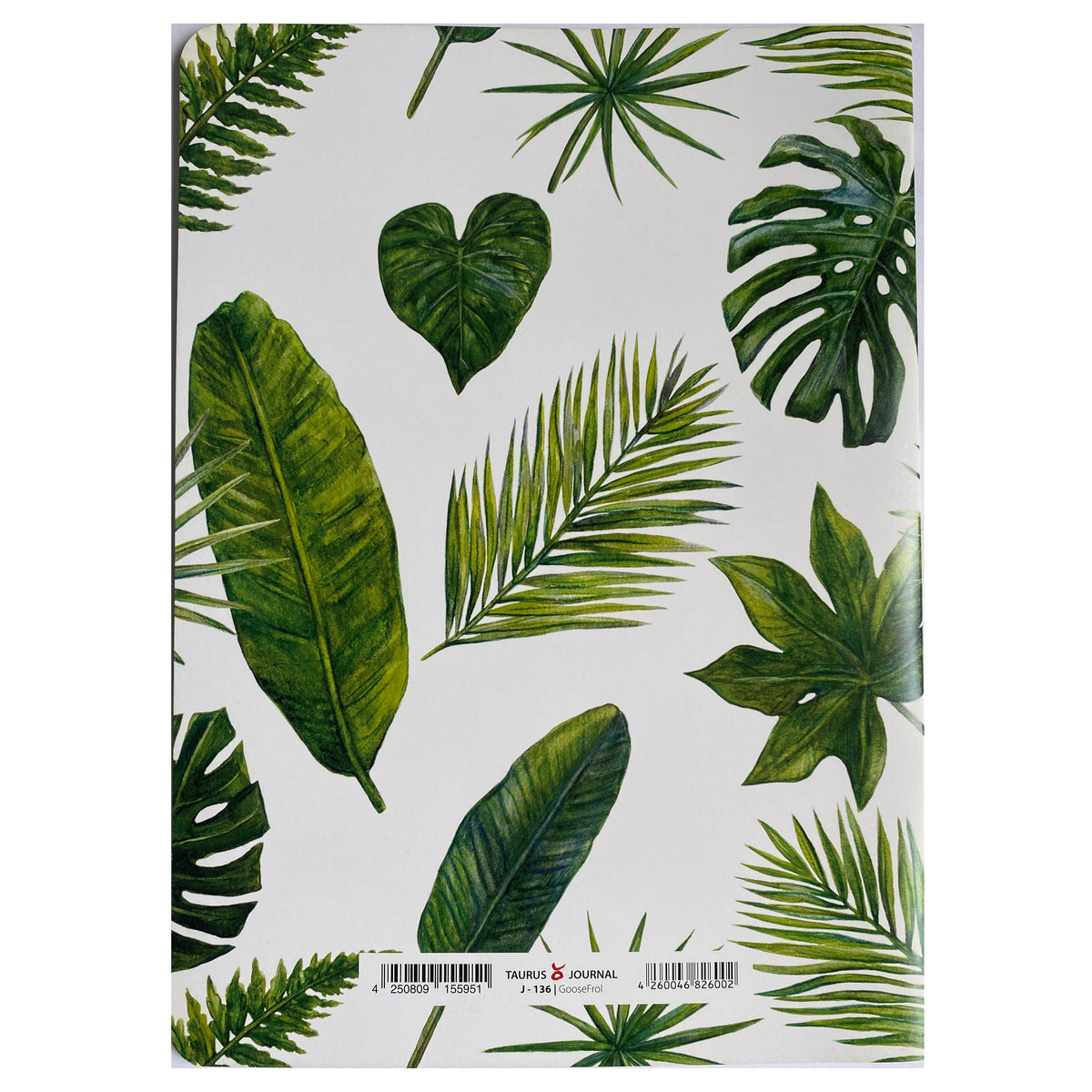 Journal in DIN A5, Motiv &quot;Tropic leaves&quot;