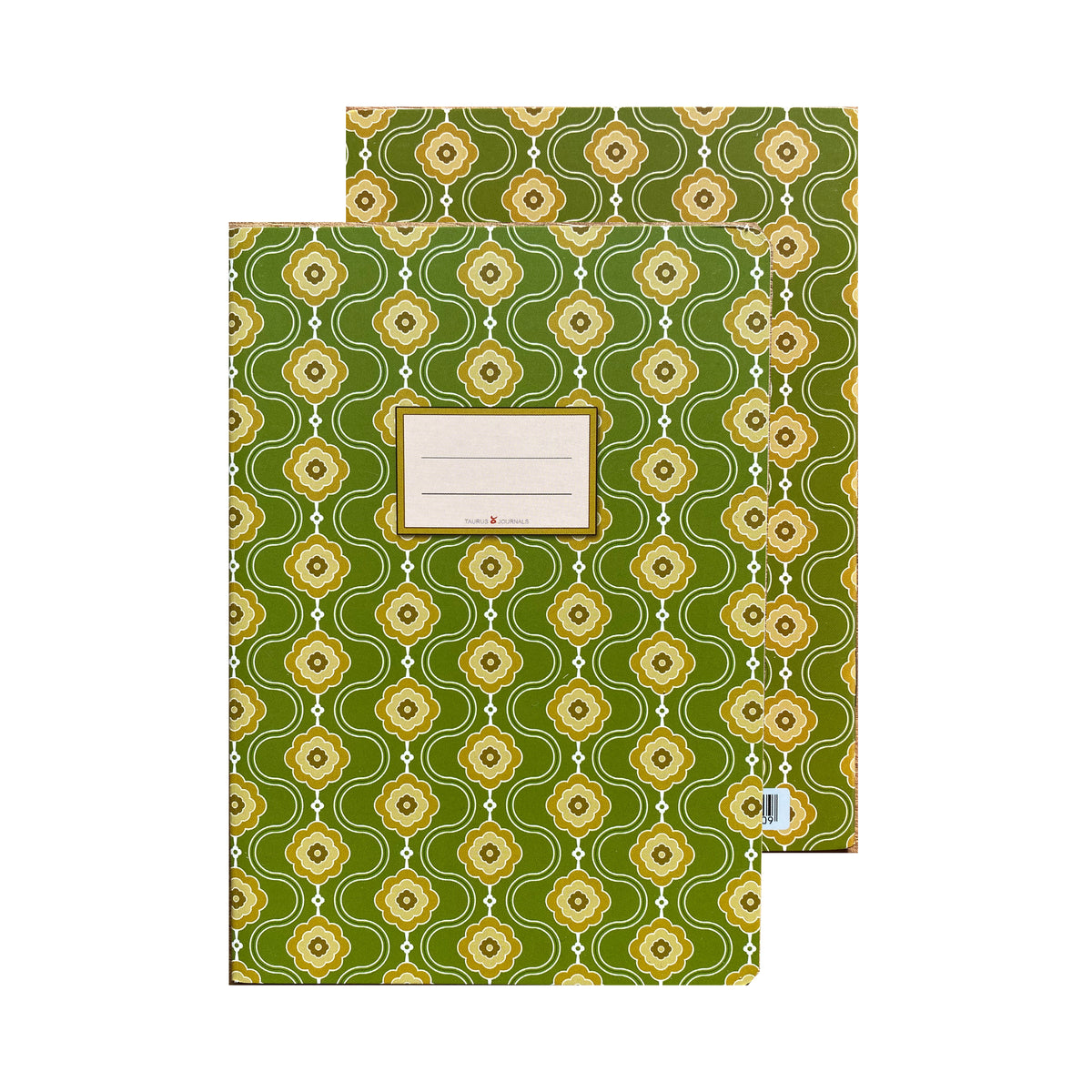 Journal in DIN A6, Motiv "Retro Flowers"