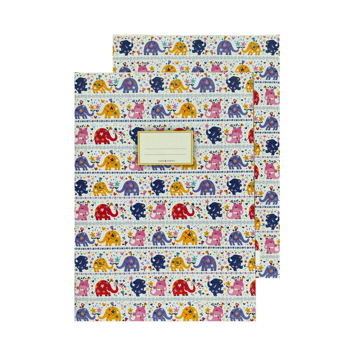 Journal in DIN A6, Motiv "Elephants"