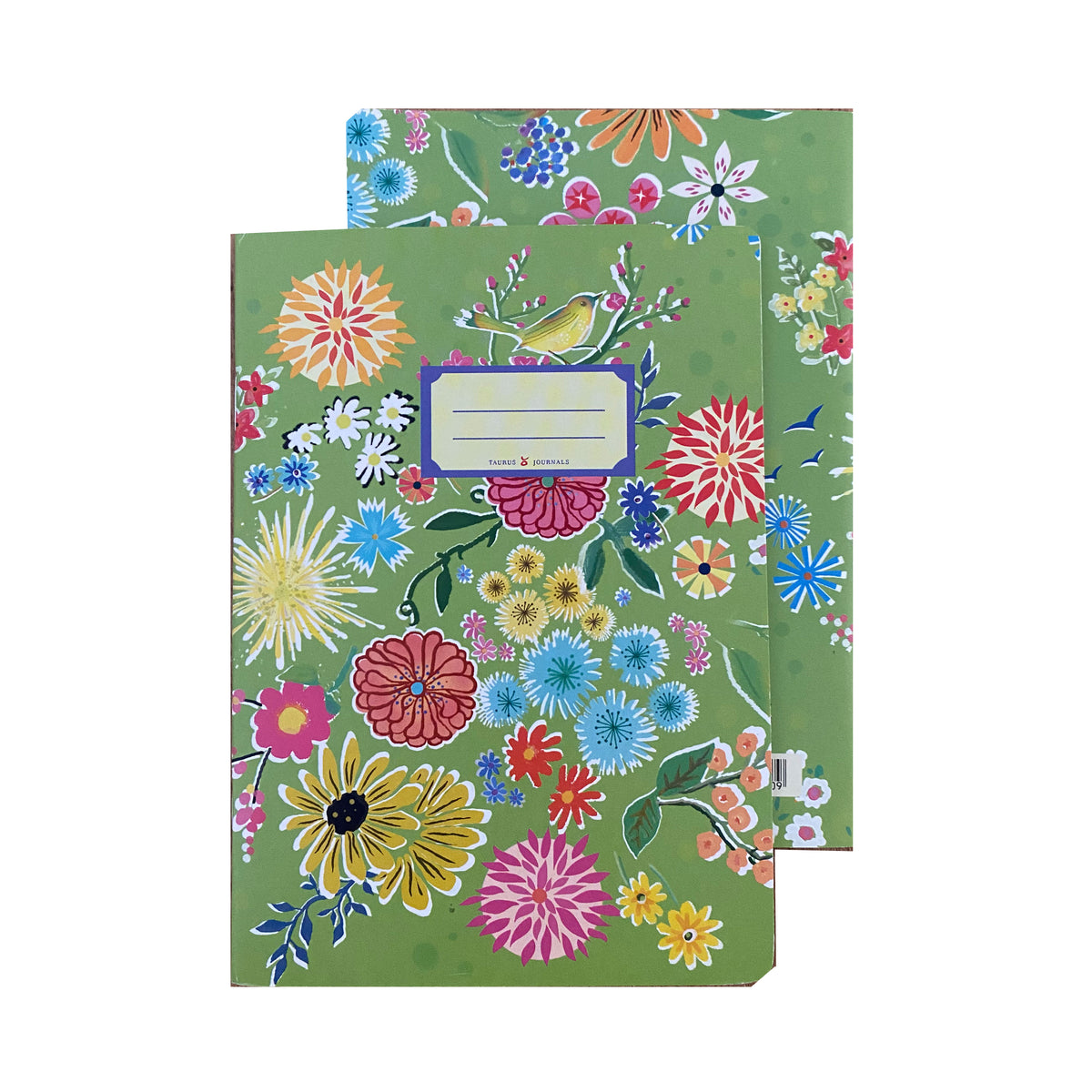 Journal in DIN A6, Motiv &quot;Birds and Flowers&quot;