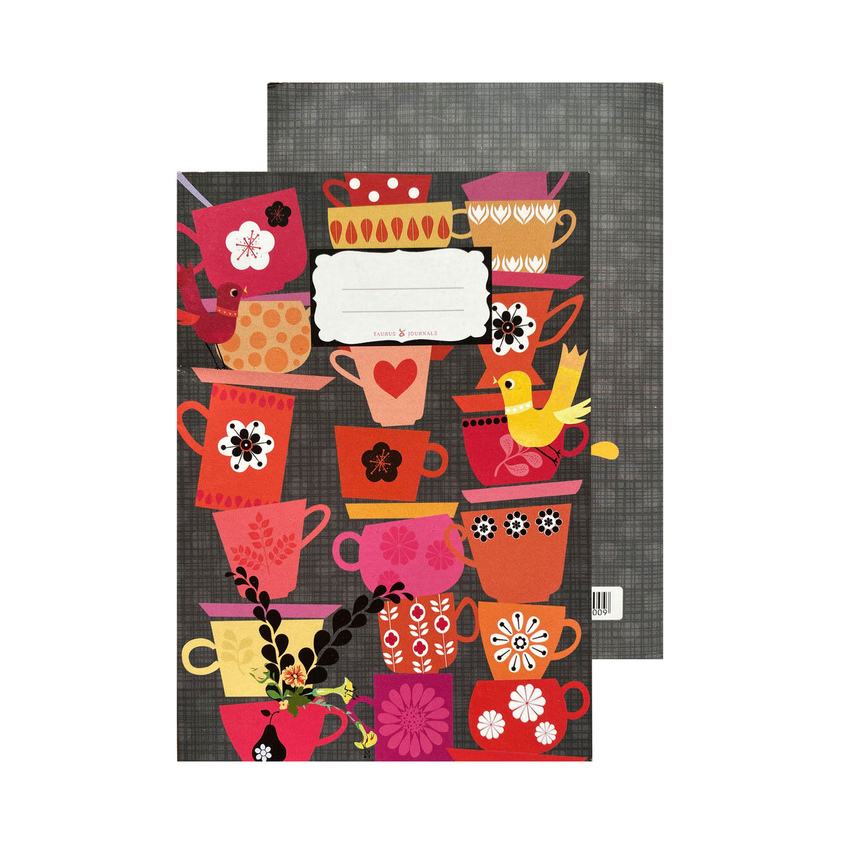 Journal in DIN A6, Motiv "Mugs"