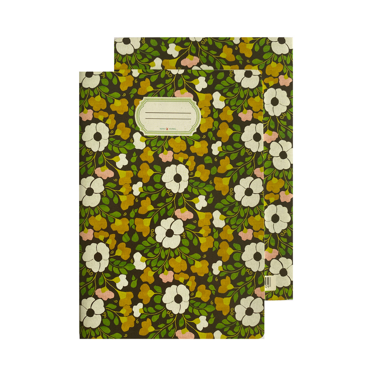 Journal in DIN A6, Motiv &quot;Flower Pattern&quot;