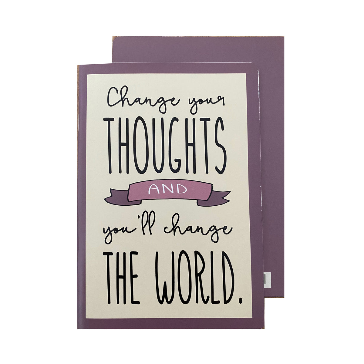 Journal in DIN A6, Motiv &quot;Change the world&quot;