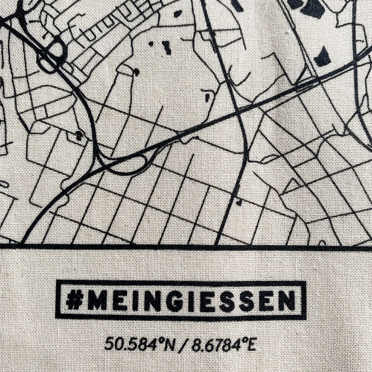 Jutebeutel &quot;Meingiessen&quot;