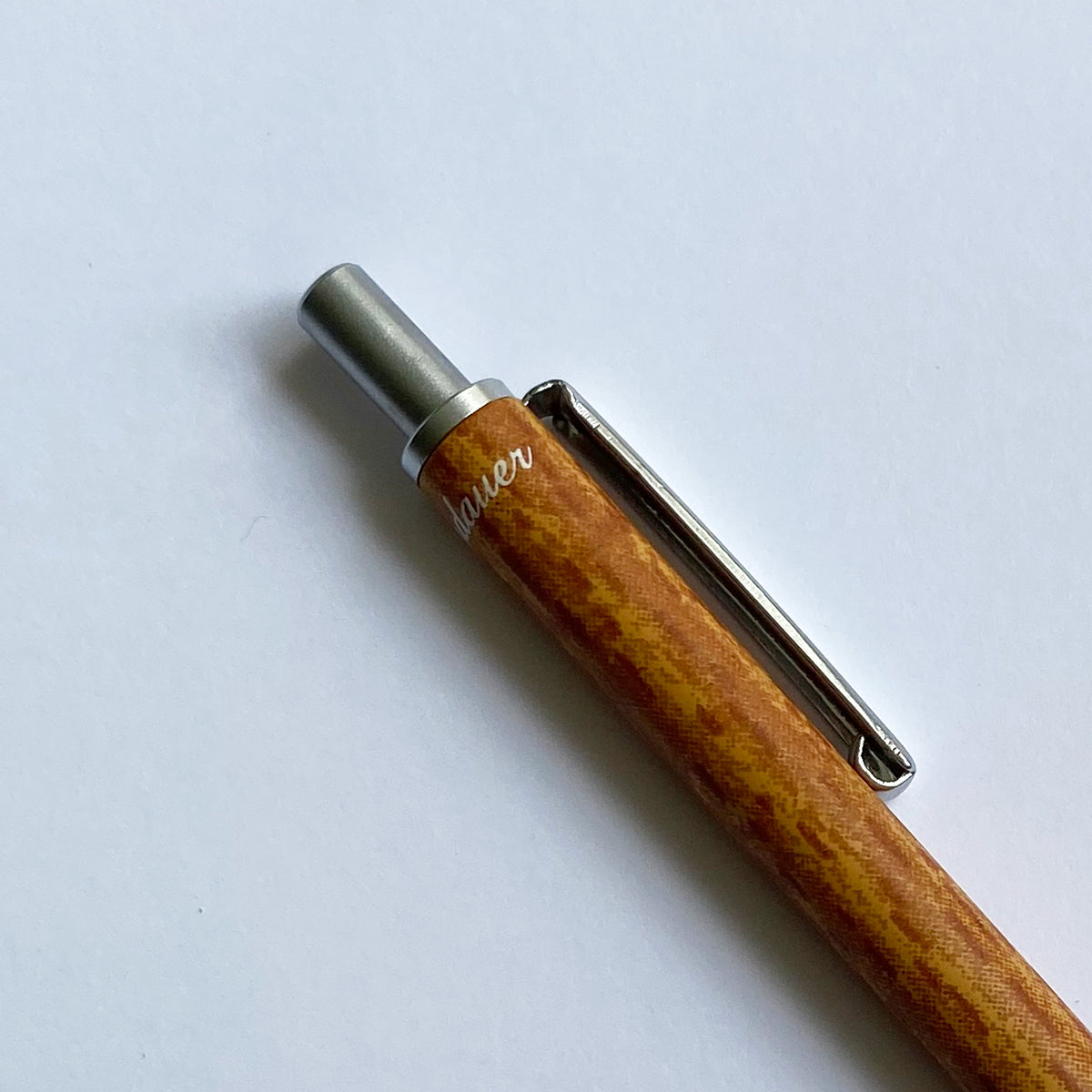 Mini-Kugelschreiber Holzoptik hell