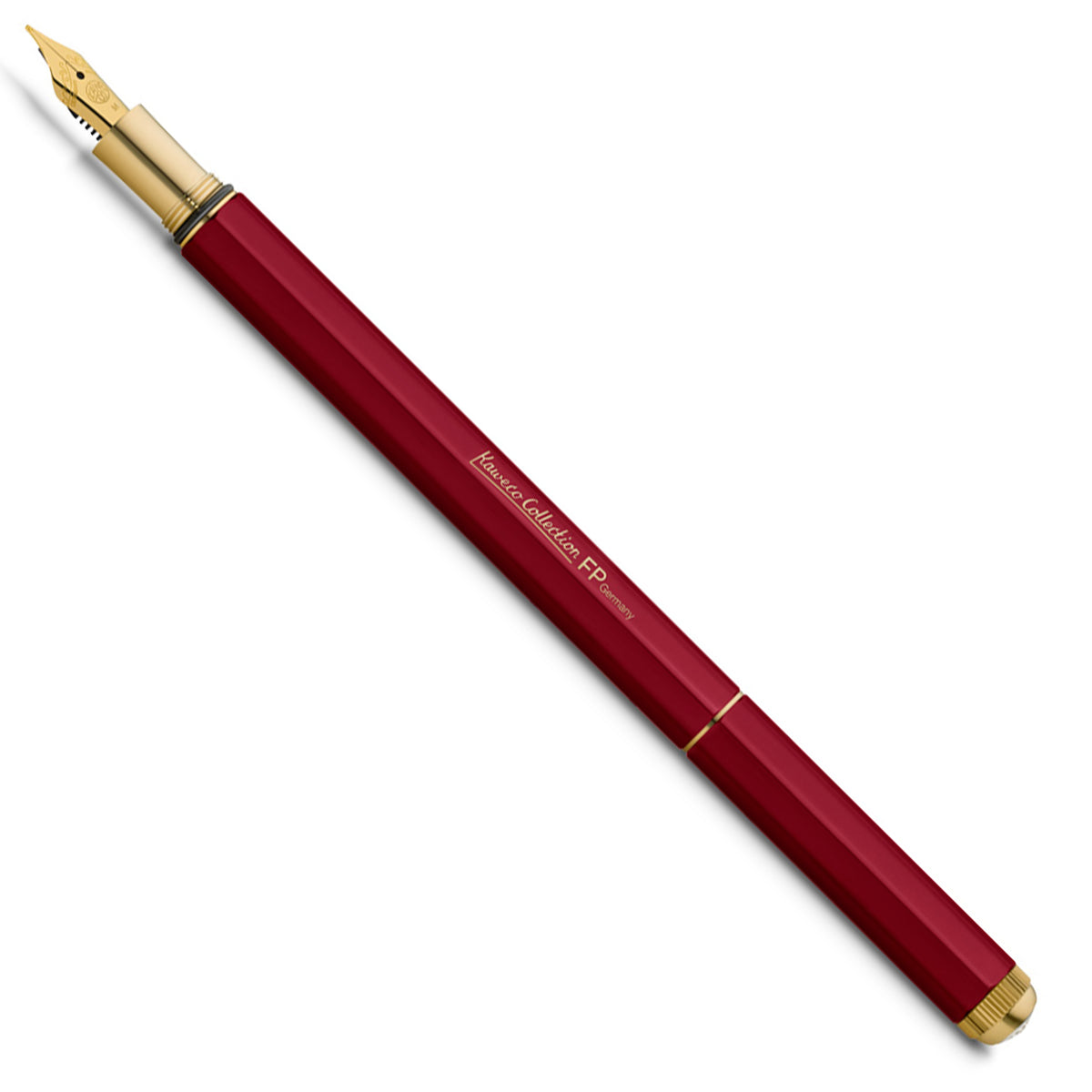 Füllhalter KAWECO Special aus Messing, rot