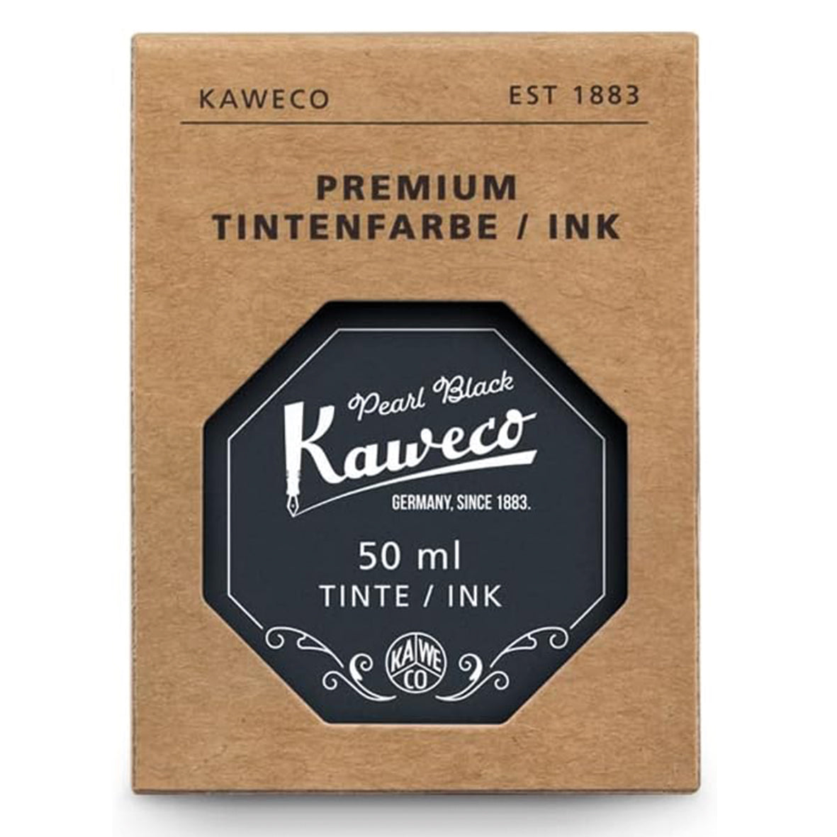 Tintenglas Kaweco Pearl Black, 50 ml