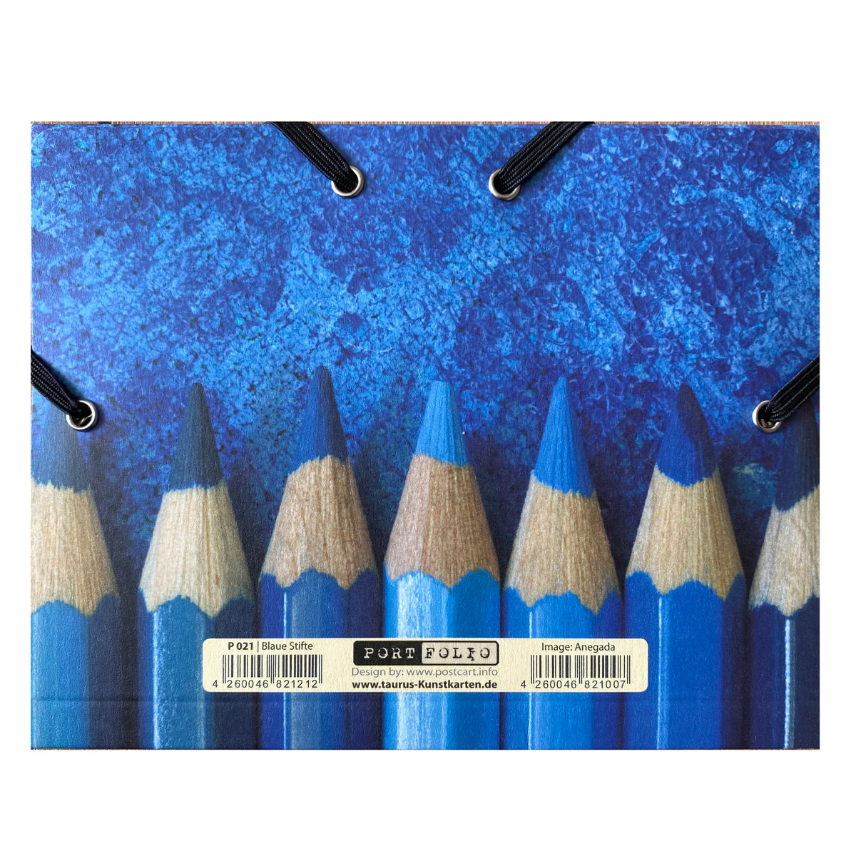 Geschenkumschlag B6 &quot;Blaue Stifte&quot;