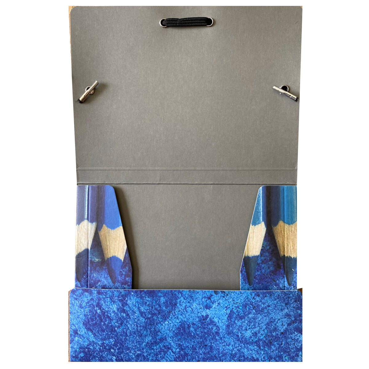 Geschenkumschlag B6 &quot;Blaue Stifte&quot;