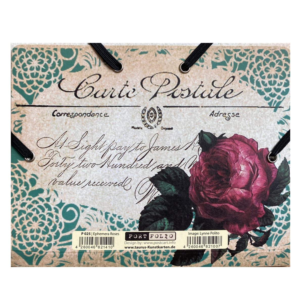 Geschenkumschlag B6 "Ephemera Roses"