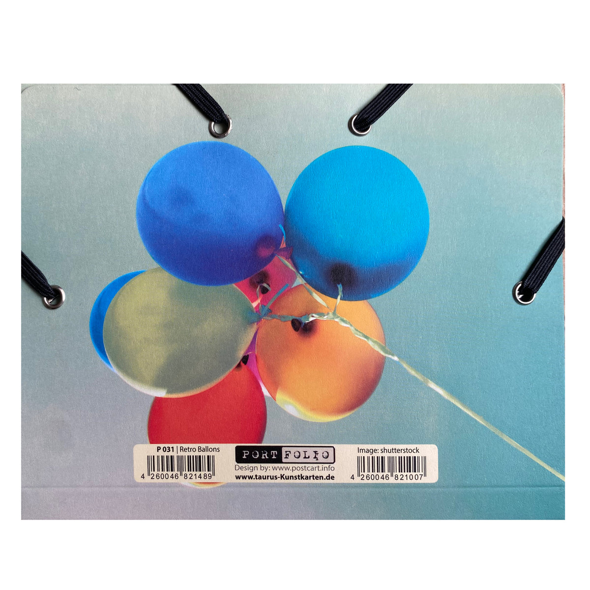 Geschenkumschlag B6 "Retro Balloons"