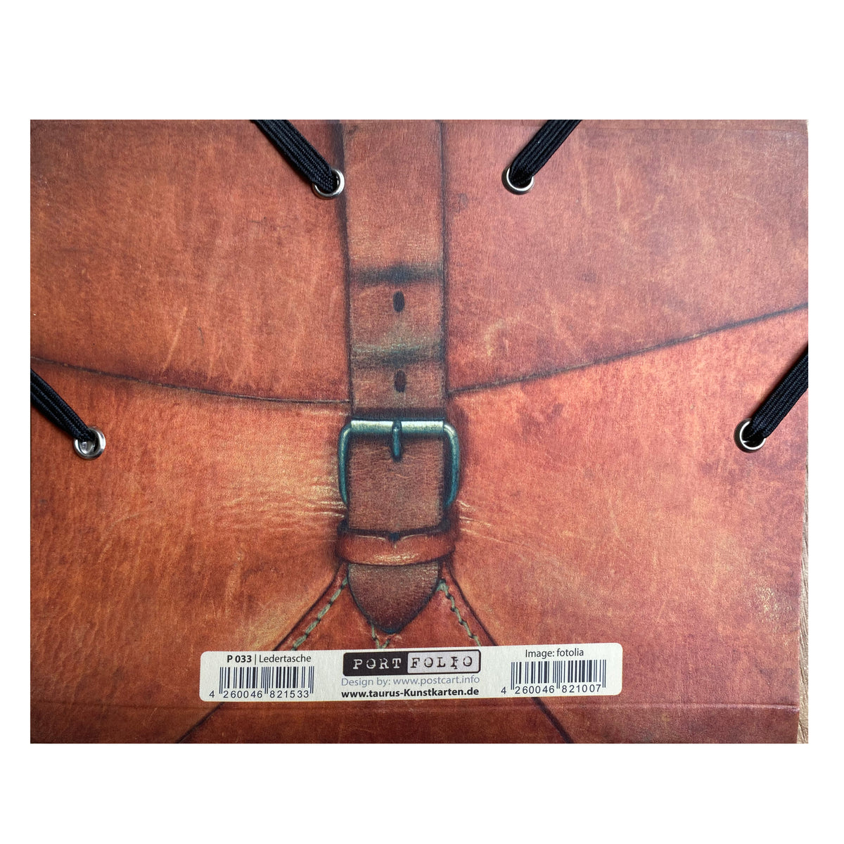 Geschenkumschlag B6 "Ledertasche"