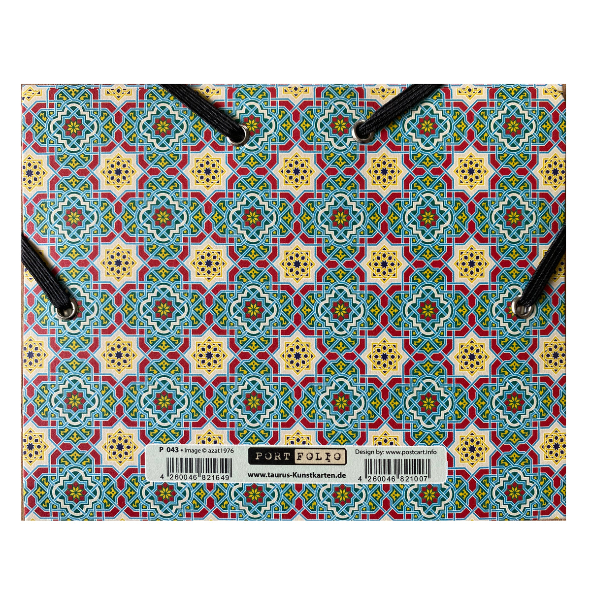 Geschenkumschlag B6 &quot;Blue Pattern&quot;