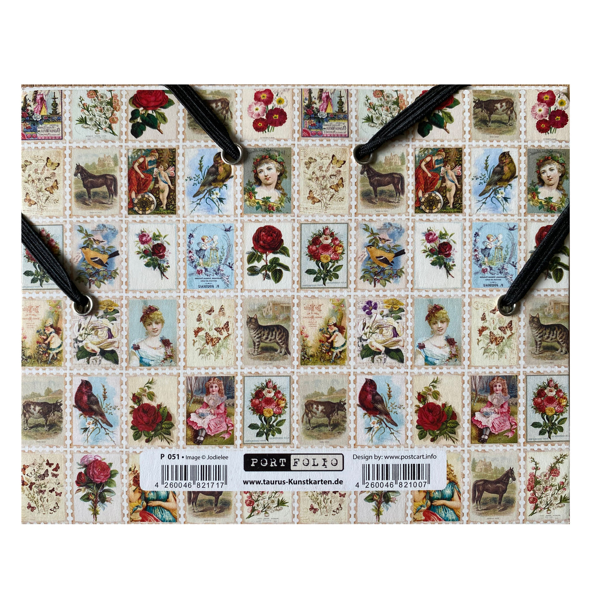 Geschenkumschlag B6 &quot;Stamps&quot;