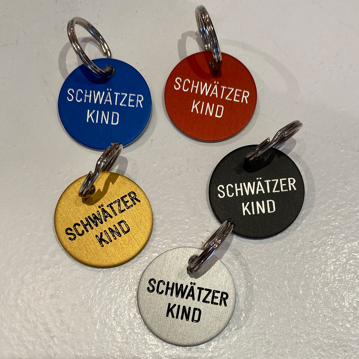 Schlüsselanhänger &quot;SCHWÄTZERKIND&quot;
