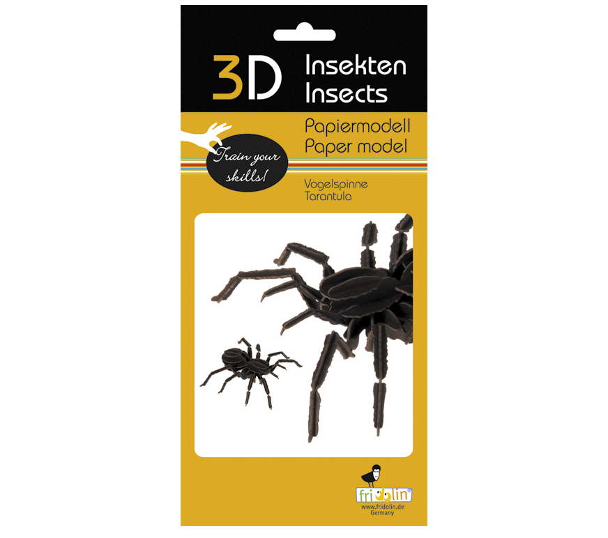 3D Papiermodell aus Karton "Tarantula"