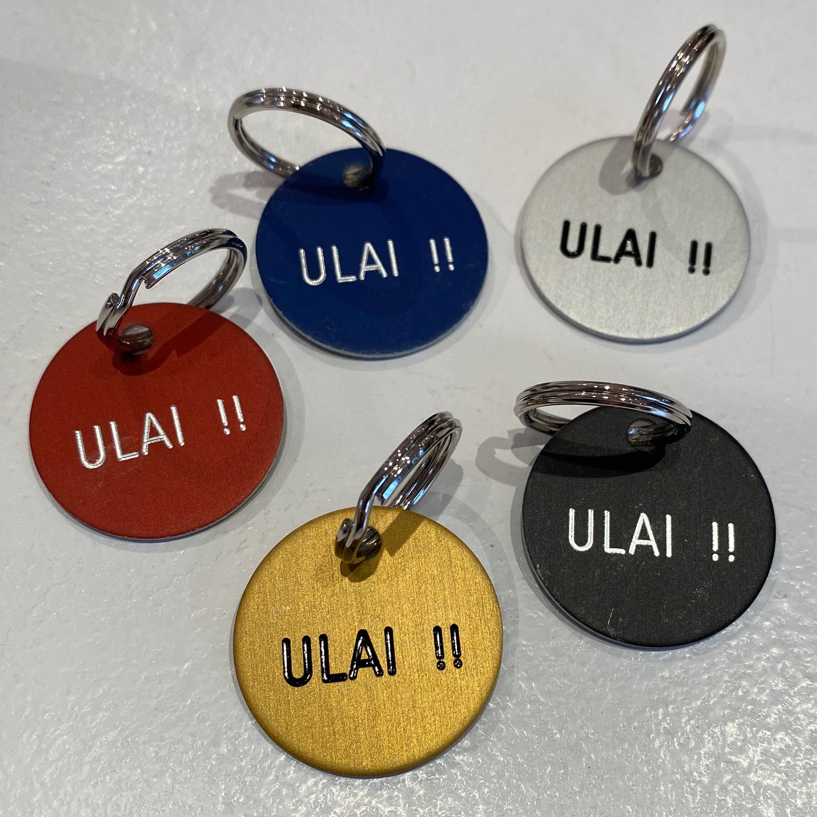 Schlüsselanhänger "ULAI!" Punkt & Strich