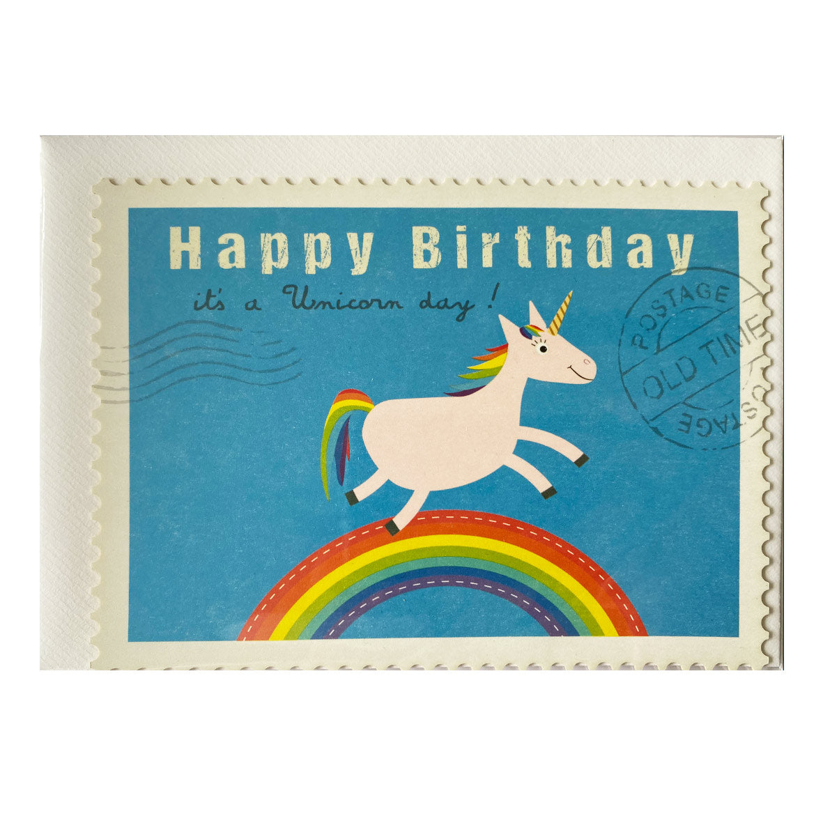 Karte mit Umschlag &quot;Unicorn Day&quot;