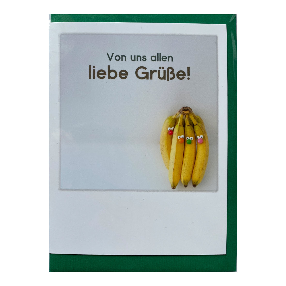 Klappkarte mit Umschlag &quot;Liebe Grüße&quot;