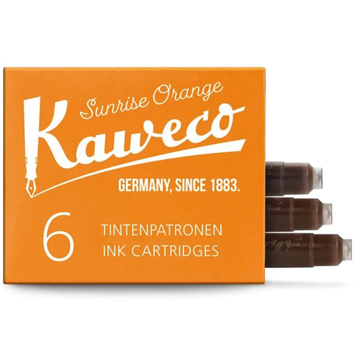 Tintenpatronen Kaweco Sunrise Orange, 6 Stück