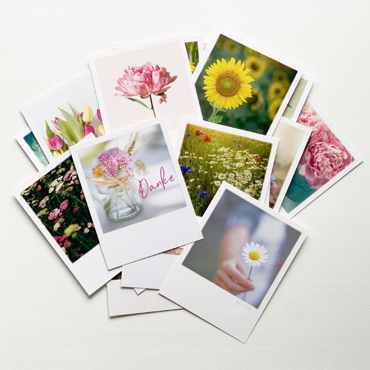 Postkarten-Überraschungsset &quot;Blumen&quot; – 20 Karten