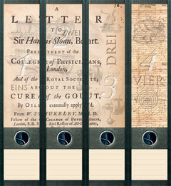 File Art Ordner-Etiketten Folio I – 4 Design-Etiketten Für 1-4 Register, Selbstklebend, Made In Germany