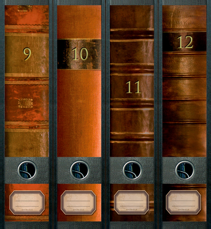 file art Ordnerrücken-Etiketten-Set Folio III / 9-12 für 7,5 und 8 cm file art Ordnerrücken-Etiketten-Set Folio III / 9-12 für 7,5 und 8 cm