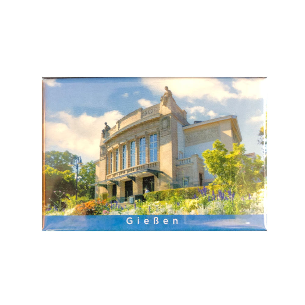 Magnet &quot;Gießen&quot;, rechteckig